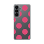 スリムプロテクションケース［ シンプルドット - Pink ］