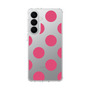 スリムプロテクションケース［ シンプルドット - Pink ］
