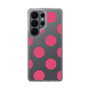 スリムプロテクションケース［ シンプルドット - Pink ］