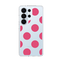 スリムプロテクションケース［ シンプルドット - Pink ］
