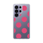 スリムプロテクションケース［ シンプルドット - Pink ］