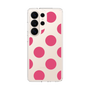 スリムプロテクションケース［ シンプルドット - Pink ］