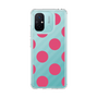 スリムプロテクションケース［ シンプルドット - Pink ］