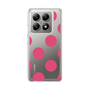 スリムプロテクションケース［ シンプルドット - Pink ］