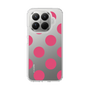 スリムプロテクションケース［ シンプルドット - Pink ］