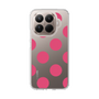 スリムプロテクションケース［ シンプルドット - Pink ］