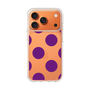 スリムプロテクションケース［ シンプルドット - Purple ］