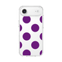 スリムプロテクションケース［ シンプルドット - Purple ］