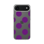 スリムプロテクションケース［ シンプルドット - Purple ］