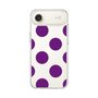 スリムプロテクションケース［ シンプルドット - Purple ］