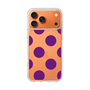 スリムプロテクションケース［ シンプルドット - Purple ］