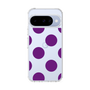 スリムプロテクションケース［ シンプルドット - Purple ］