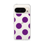 スリムプロテクションケース［ シンプルドット - Purple ］