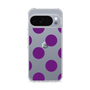 スリムプロテクションケース［ シンプルドット - Purple ］