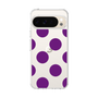 スリムプロテクションケース［ シンプルドット - Purple ］
