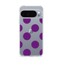 スリムプロテクションケース［ シンプルドット - Purple ］