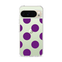 スリムプロテクションケース［ シンプルドット - Purple ］