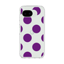 スリムプロテクションケース［ シンプルドット - Purple ］