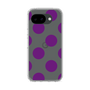 スリムプロテクションケース［ シンプルドット - Purple ］