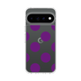 スリムプロテクションケース［ シンプルドット - Purple ］