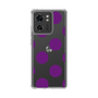 スリムプロテクションケース［ シンプルドット - Purple ］