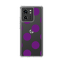 スリムプロテクションケース［ シンプルドット - Purple ］