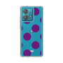 スリムプロテクションケース［ シンプルドット - Purple ］