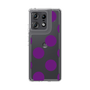 スリムプロテクションケース［ シンプルドット - Purple ］