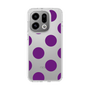 スリムプロテクションケース［ シンプルドット - Purple ］