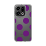 スリムプロテクションケース［ シンプルドット - Purple ］