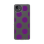 スリムプロテクションケース［ シンプルドット - Purple ］