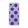 スリムプロテクションケース［ シンプルドット - Purple ］