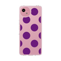 スリムプロテクションケース［ シンプルドット - Purple ］