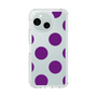 スリムプロテクションケース［ シンプルドット - Purple ］