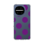 スリムプロテクションケース［ シンプルドット - Purple ］