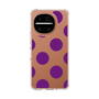 スリムプロテクションケース［ シンプルドット - Purple ］