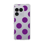 スリムプロテクションケース［ シンプルドット - Purple ］