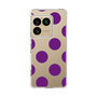 スリムプロテクションケース［ シンプルドット - Purple ］