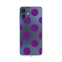 スリムプロテクションケース［ シンプルドット - Purple ］