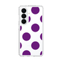 スリムプロテクションケース［ シンプルドット - Purple ］