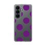 スリムプロテクションケース［ シンプルドット - Purple ］
