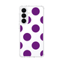 スリムプロテクションケース［ シンプルドット - Purple ］