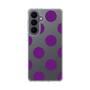 スリムプロテクションケース［ シンプルドット - Purple ］