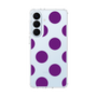 スリムプロテクションケース［ シンプルドット - Purple ］