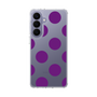 スリムプロテクションケース［ シンプルドット - Purple ］