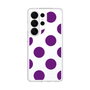 スリムプロテクションケース［ シンプルドット - Purple ］