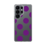 スリムプロテクションケース［ シンプルドット - Purple ］