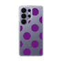 スリムプロテクションケース［ シンプルドット - Purple ］