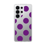 スリムプロテクションケース［ シンプルドット - Purple ］