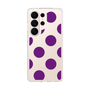 スリムプロテクションケース［ シンプルドット - Purple ］